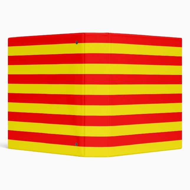 Red and Yellow Stripes Design Binder (Background)