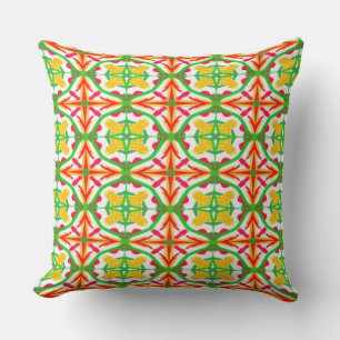 Red and Yellow Throw Pillow