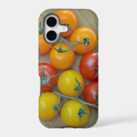 Red and yellow tomatoes print