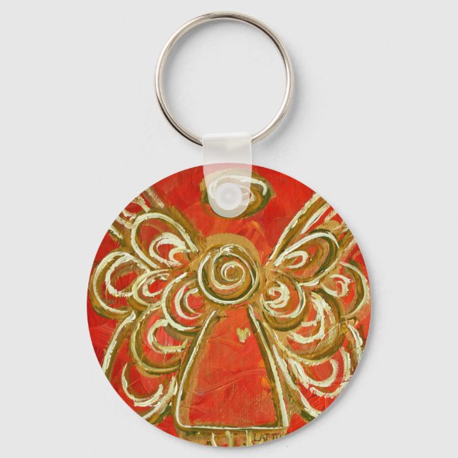 Red Angel Keychain (Front)