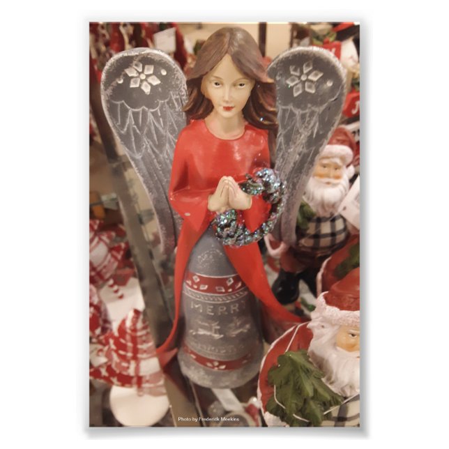 Red Angel Photo Print (Front)