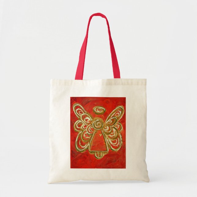 Red Angel Tote Bag (Front)