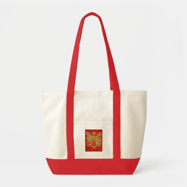 Red Angel Tote Bag (Front)