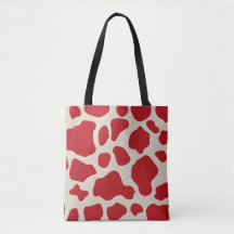 Red animal print