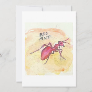 Red Ant Greeting Card