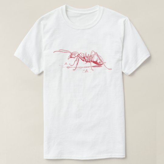 Red Ant Illustration T-Shirt