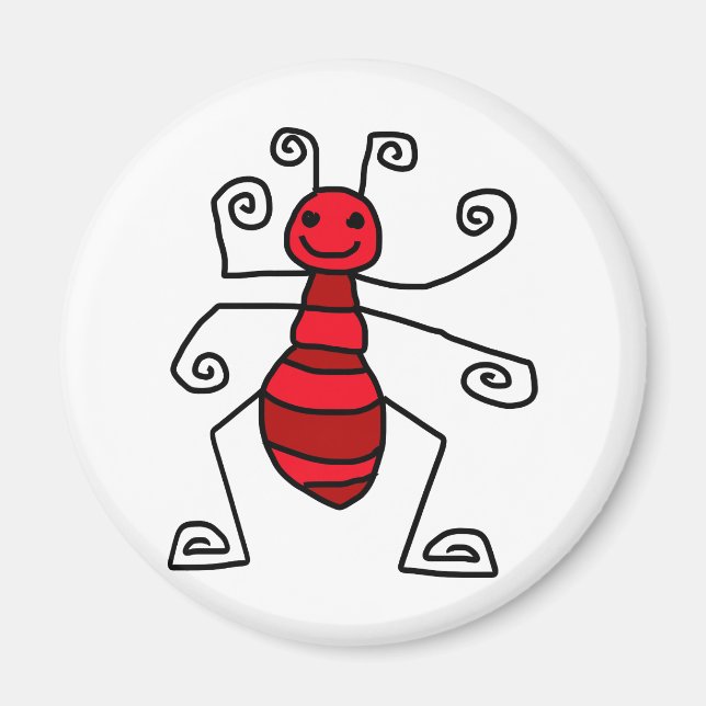 Red ant magnet (Front)