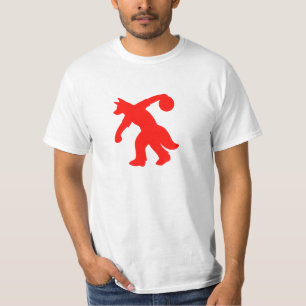 Red Anthropomorphic Canine Bowling Shirt 0001