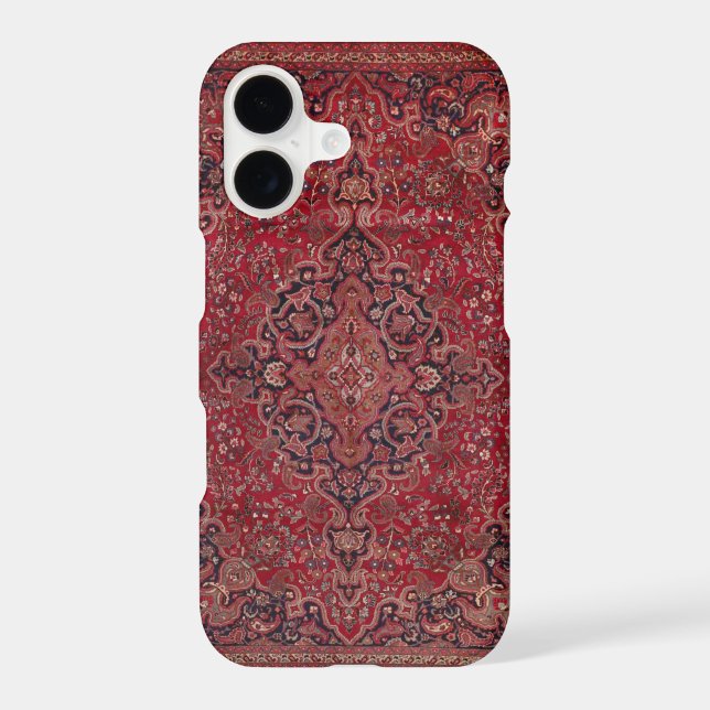 Red Antique Carpet iPhone Case (Back)