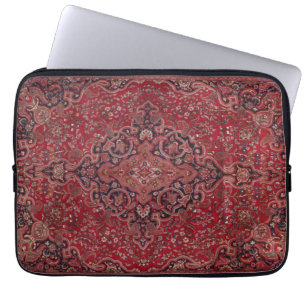 Red Antique Carpet Laptop Sleeve