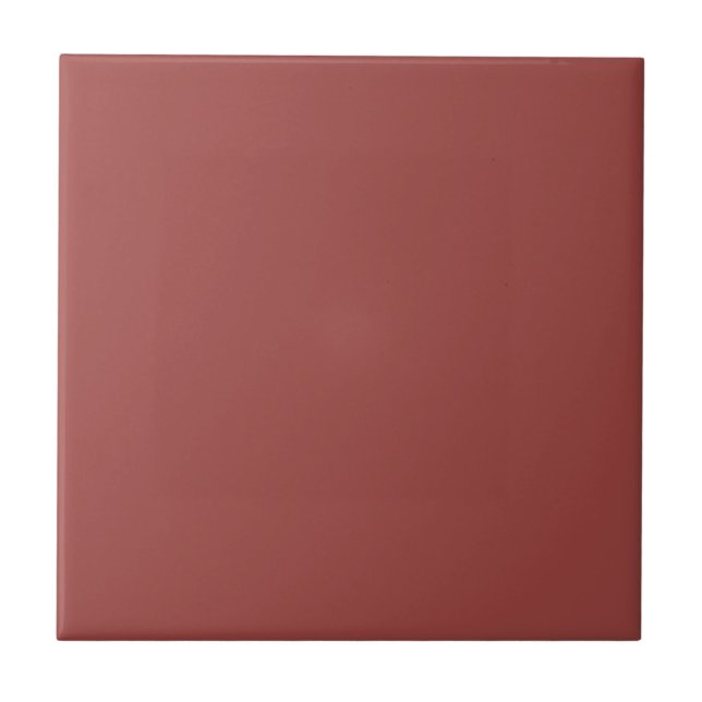 Red Antique Square Kitchen and Bathroom Tile (Front)