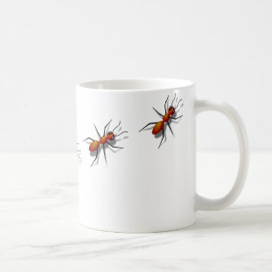 Red Ants Crawling On Your Coffee Mug