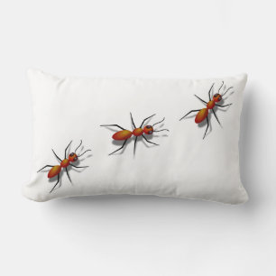 Red Ants Crawling On Your Lumbar Pillow