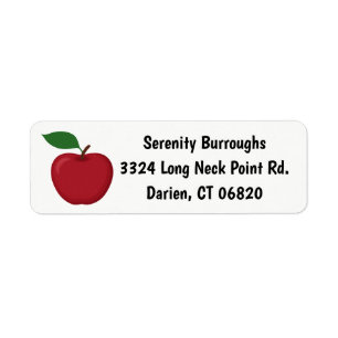 Red Apple - Autumn, Fall Wedding, Party, Teacher