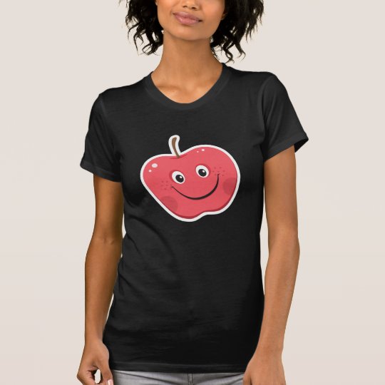 Red apple cartoon character T-Shirt