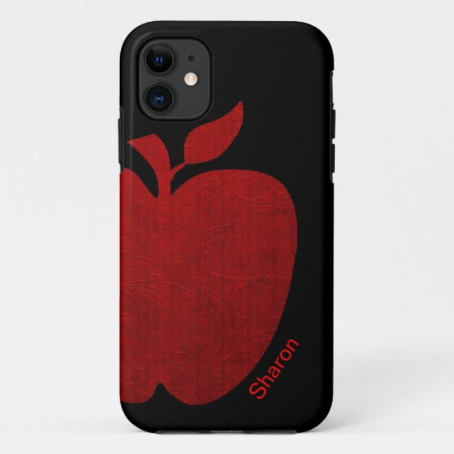 Red Apple Custom  Case-Mate iPhone Case (Back)