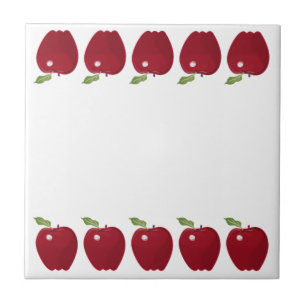 Red Apple Design Tile