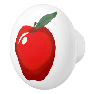 Red Apple Door Knob