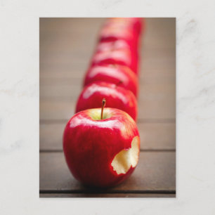 Red Apple Fruit Postcard