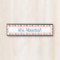 Red Apple & Heart Pattern Personalized Teacher