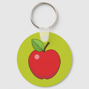 Red Apple Keychain
