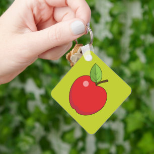 Red Apple Keychain