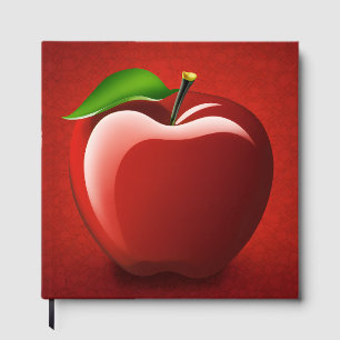 Red Apple Logo Guest Book