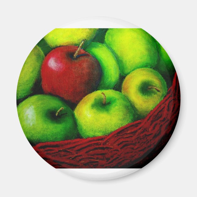 Red Apple Magnet (Front)