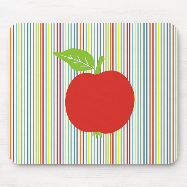 Red Apple Mousepad (Front)