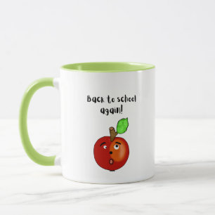 Red apple mug