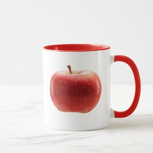 Red apple mug (Right)
