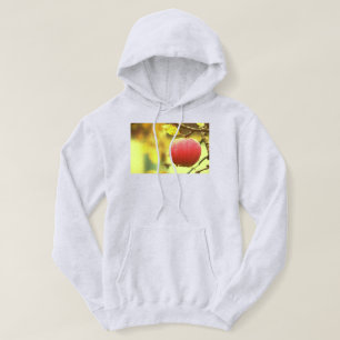 "Red Apple on Tree" Cute Photo. Buy Now Hoodie