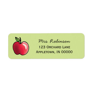 Red Apple Personalized