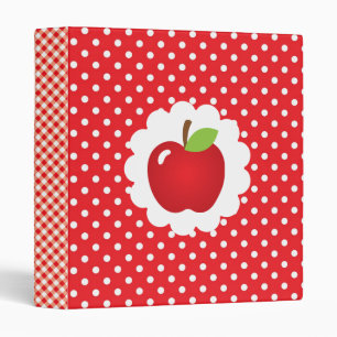 Red Apple Recipe Binder