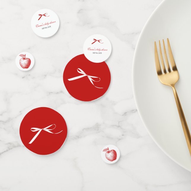 Red Apple Table Confetti (Group)