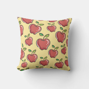 Red Apple Throw Pillow