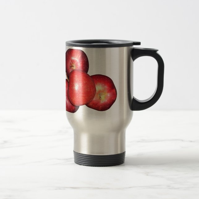 Red Apple Travel Mug (Right)