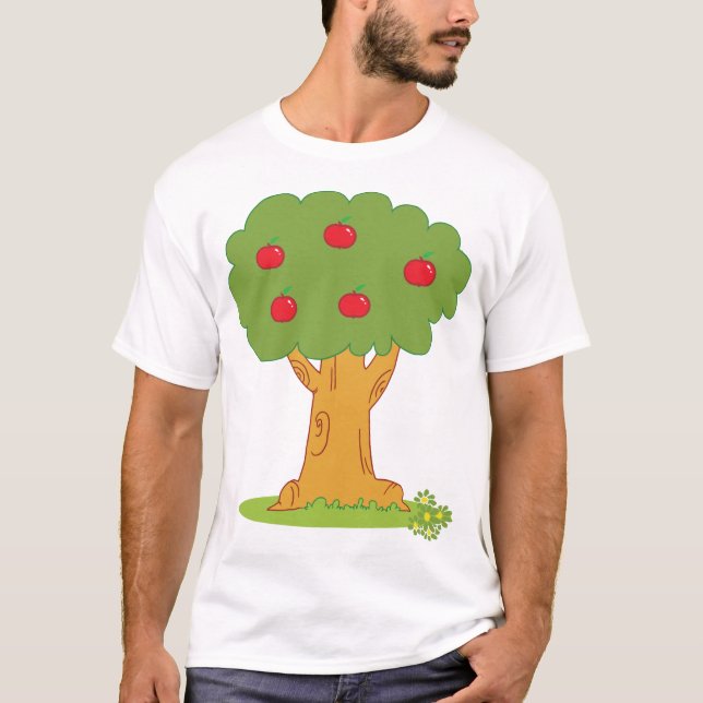 Red Apple Tree T-Shirt (Front)