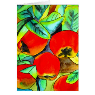 Red Apples aquarelle art original