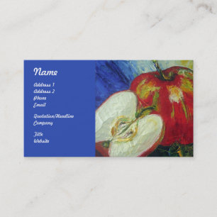 Red Apples Fruit Business Cards