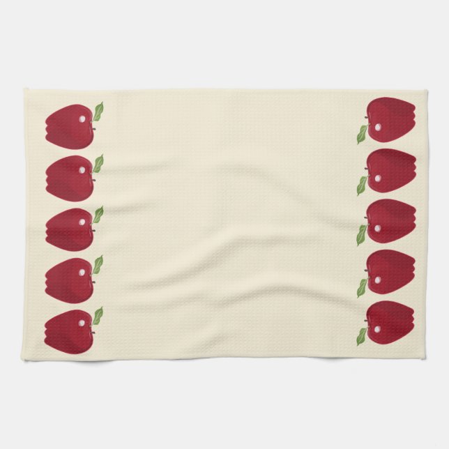 Red Apple's Kitchen Towel (Horizontal)
