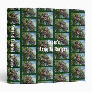 Red Apples On The Tree Personalized Recipe Binder
