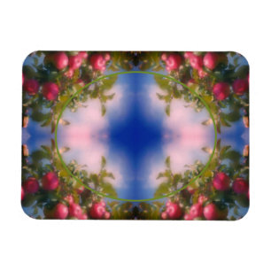 Red Apples On Tree Frame Add Your Photo Magnet