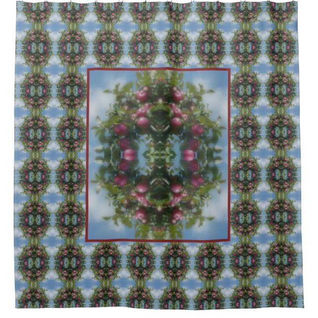 Red Apples On Tree Painting Abstract (Front)