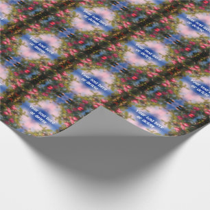Red Apples On Tree Painting Abstract Personalized Wrapping Paper