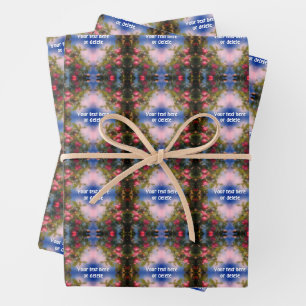 Red Apples On Tree Painting Abstract Personalized Wrapping Paper Sheet