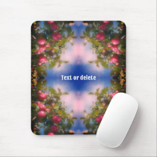Red Apples On Tree Painting Personalized Mouse Pad
