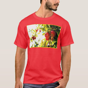 "Red Apples Tree On Sunny Day" Cute Photo. Buy Now T-Shirt