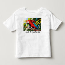 Red Arara Children's Shirt