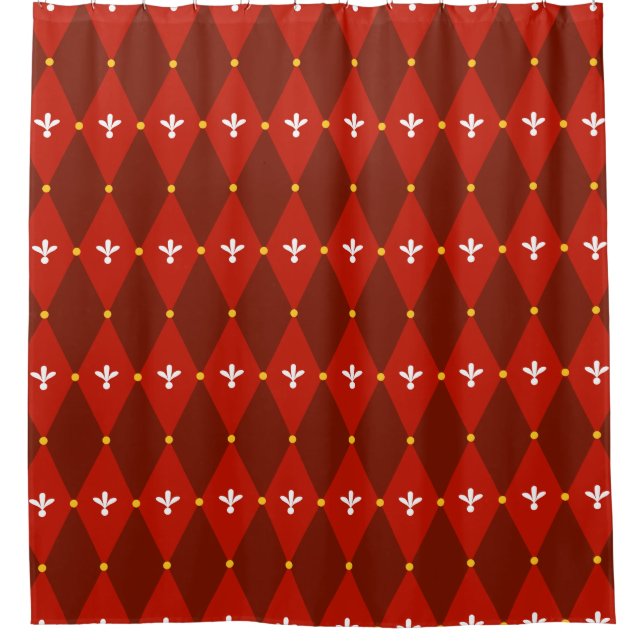 Red Argyle or Diamond Motif (Front)